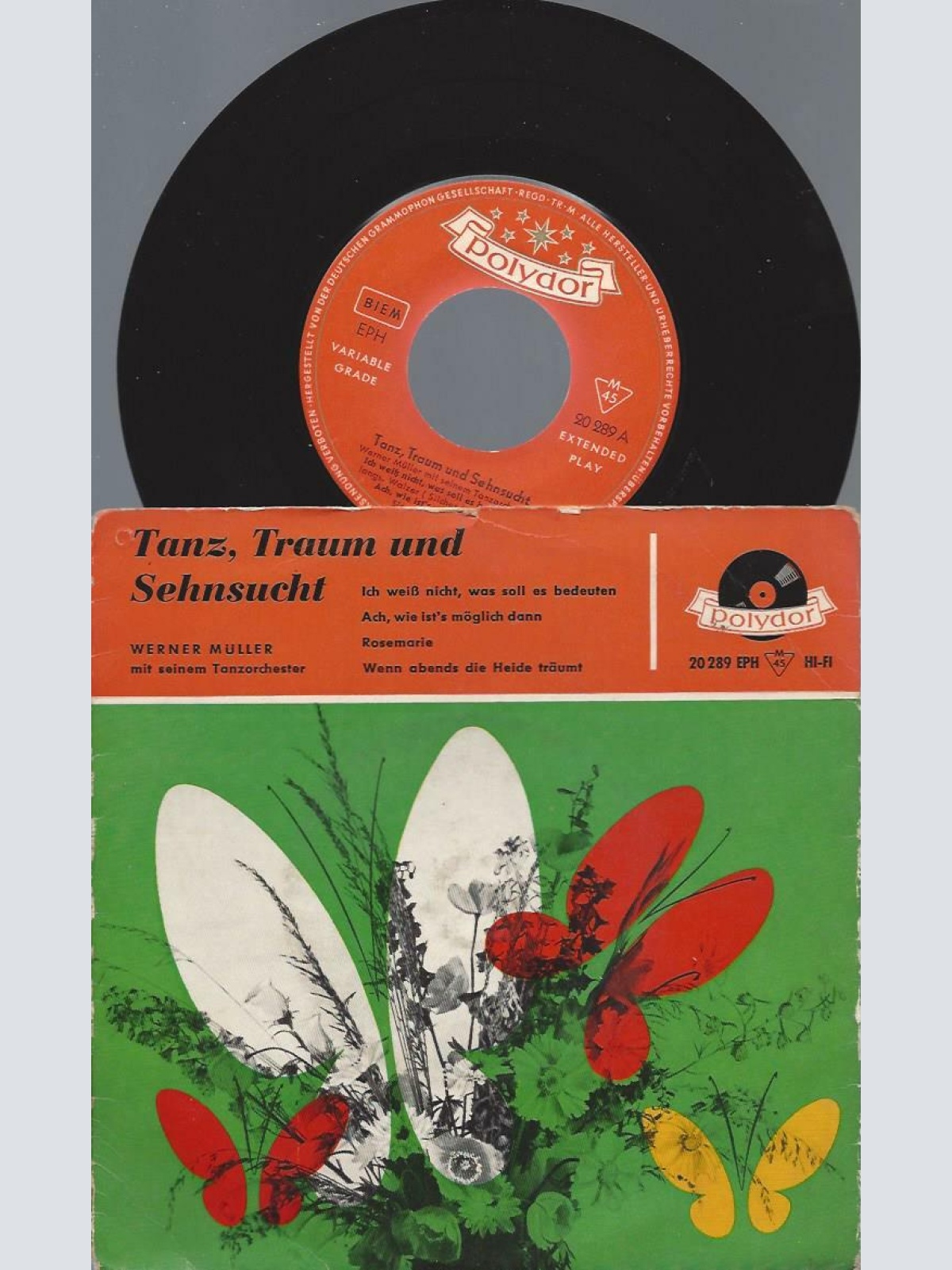 7"   Werner Müller Mit Seinem Tanzorchester* – Tanz , Traum Und Sehnsucht