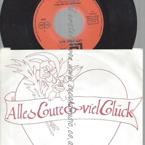 7" G BLASCHEK ALLES GUTE UND VIEL GLÜCK