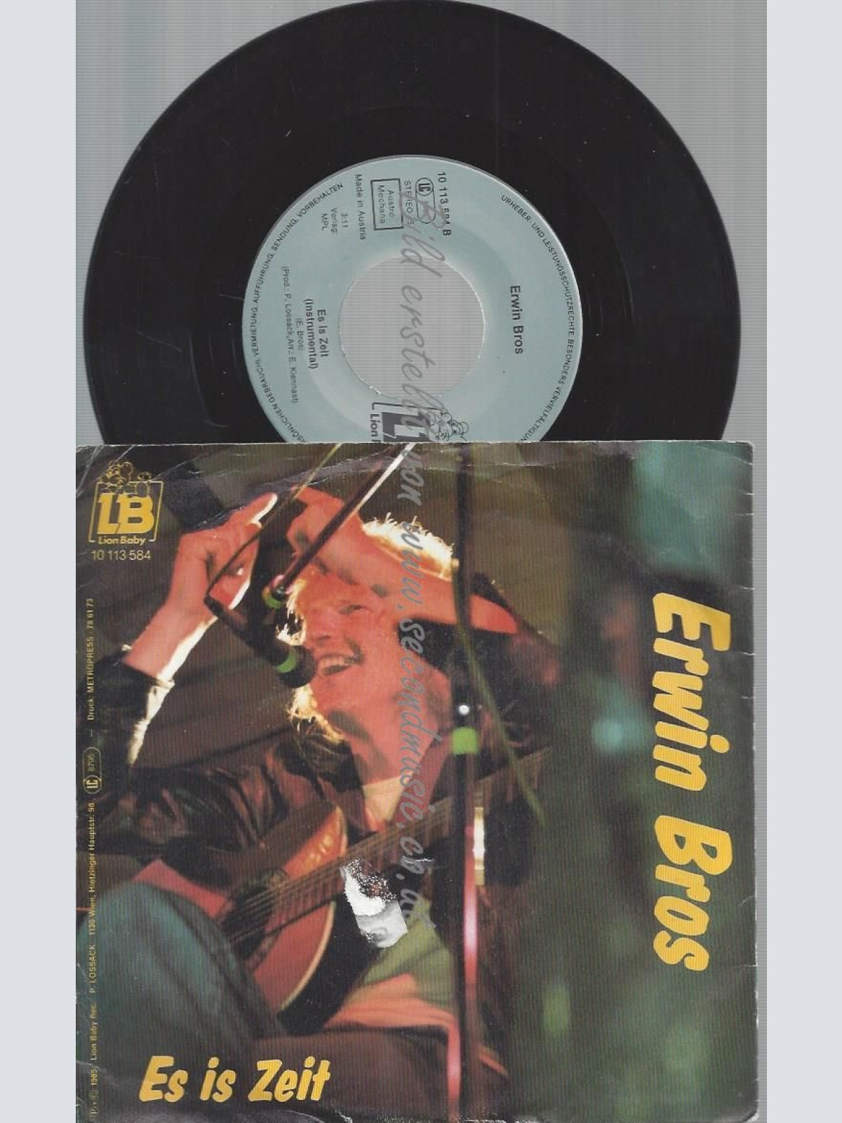 7"  ERWIN BROS ES IST ZEIT