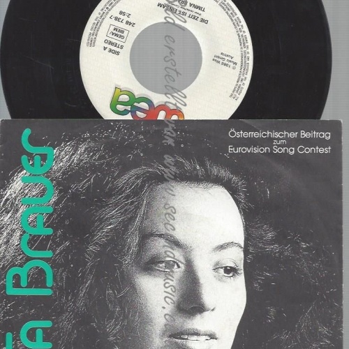 7" TIMNA BRAUER DIE ZEIT IST EINSAM