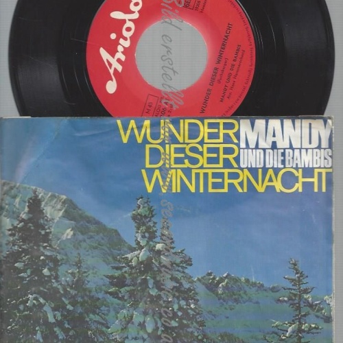 7"  MANDY UND DIE BAMBIS WUNDER DIESER WINTERNACHT // WER