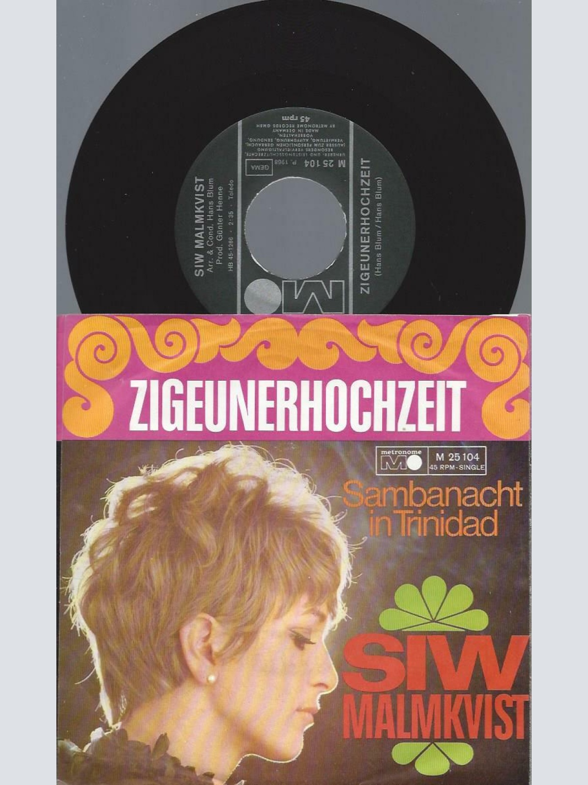 7"  Siw Malmkvist  Zigeunerhochzeit