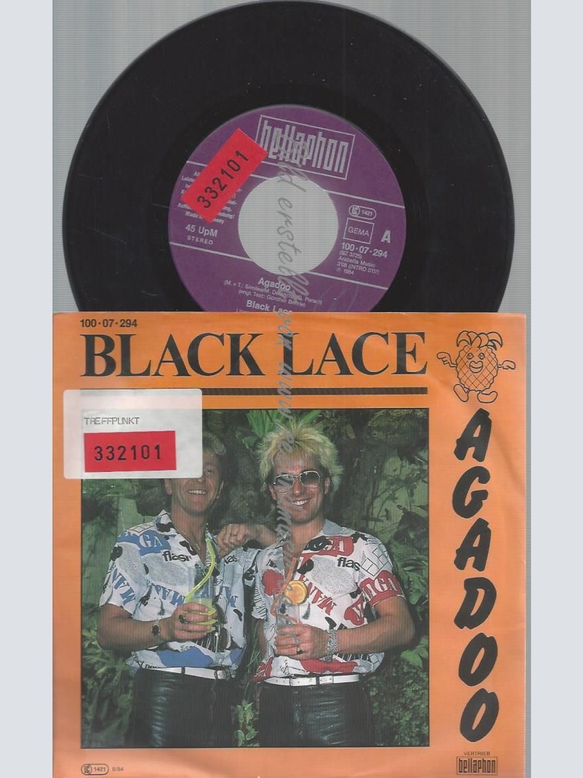 7" BLACK LACE AGADOO
