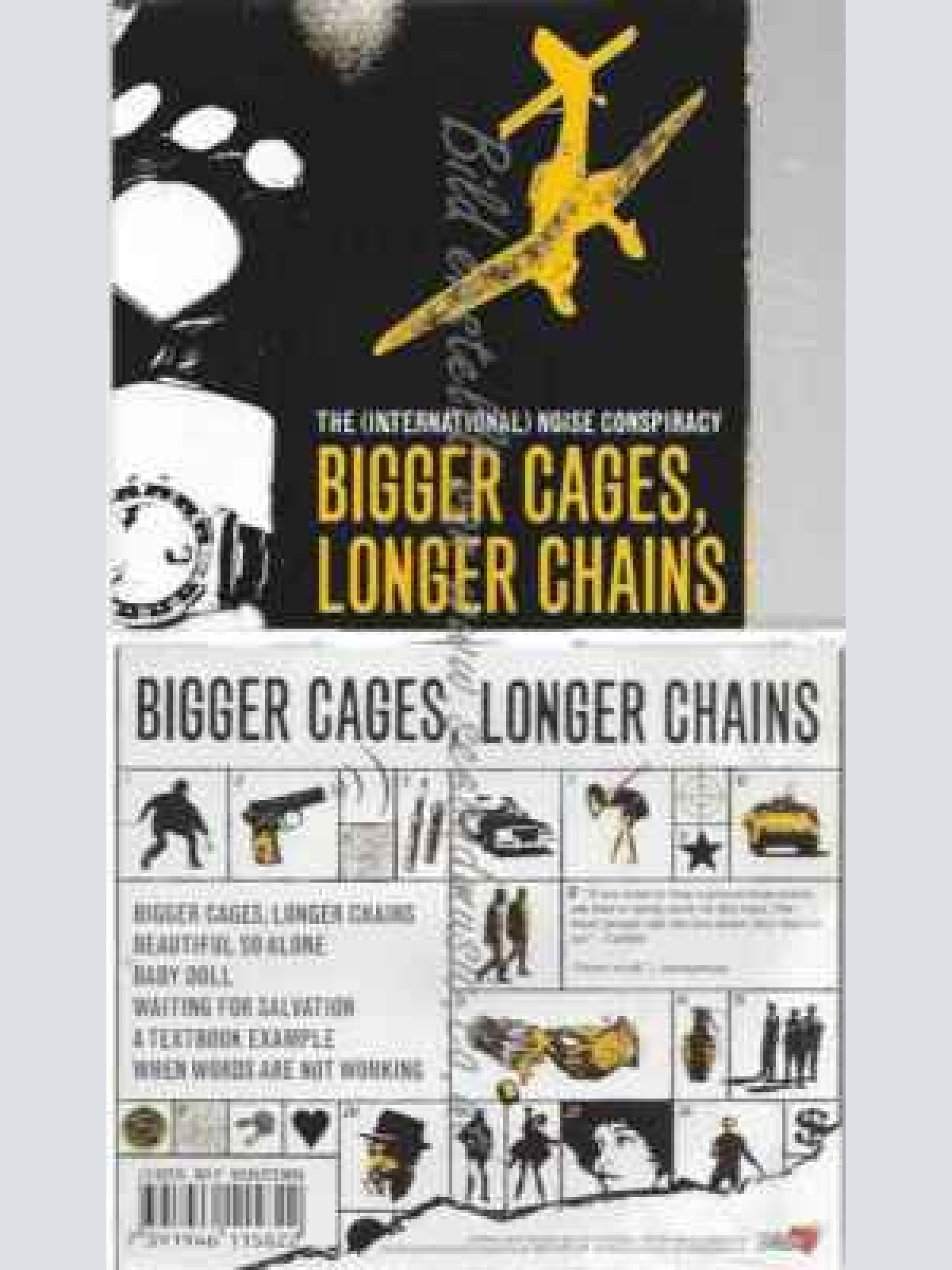 CD--INTERNATIONAL NOISE CONSPIRACY | --BIGGER CAGES,LONGER CHAINS