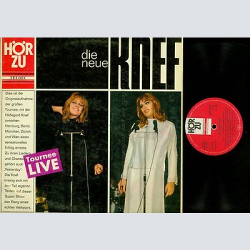 LP--HILDEGARD KNEF-- DIE NEUE -- HÖRZU--LIVE