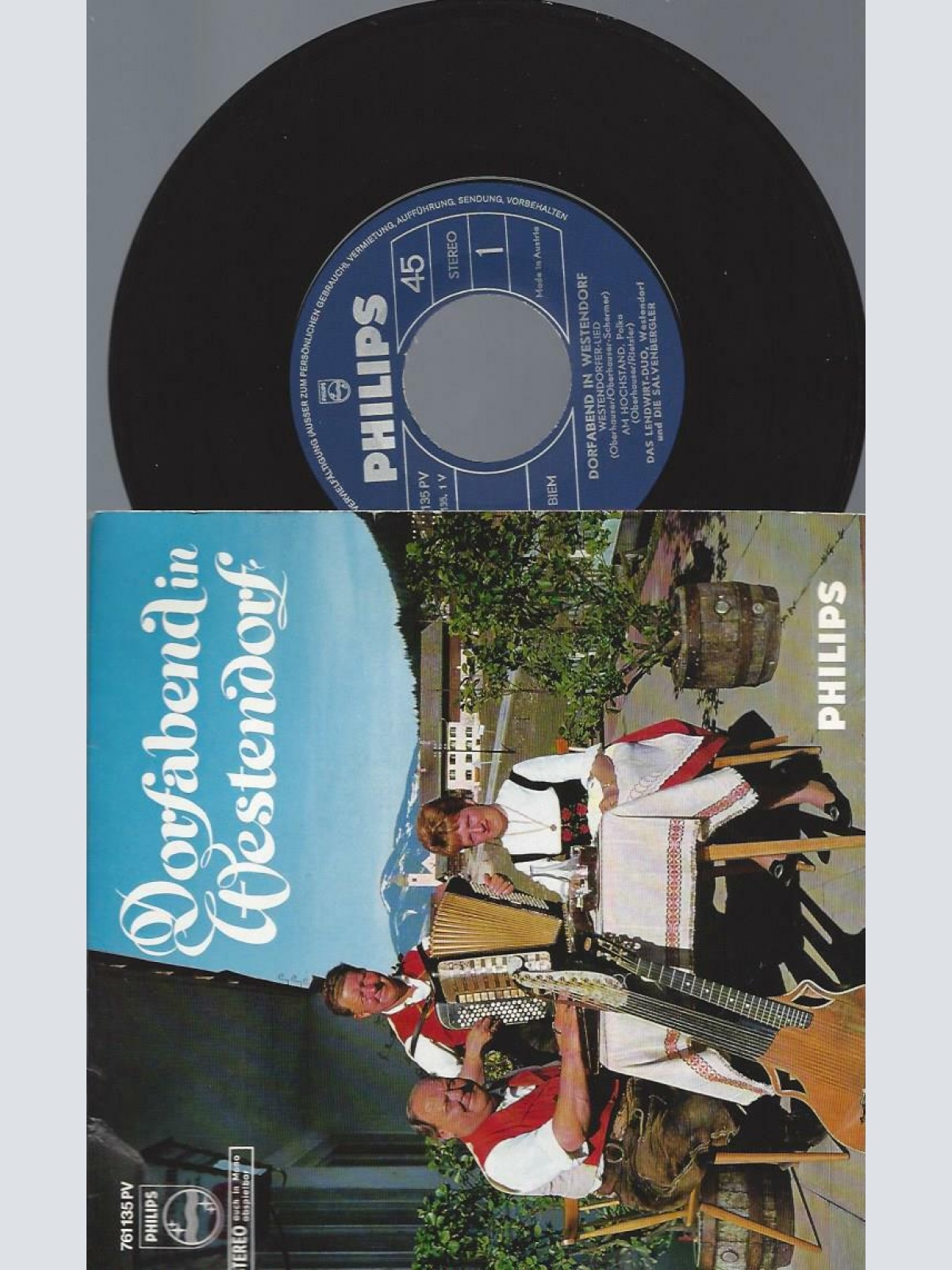 7" Das Lendwirt-Duo Und Die Salvenbergler – Dorfabend In Westendorf