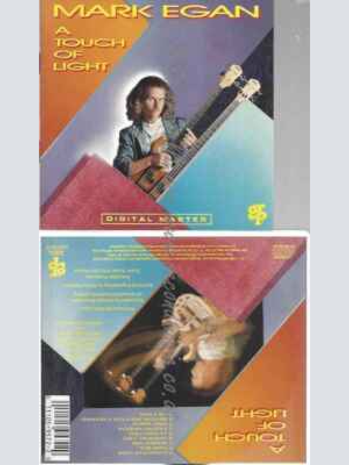 CD--MARK EGAN | --TOUCH OF LIGHT,A