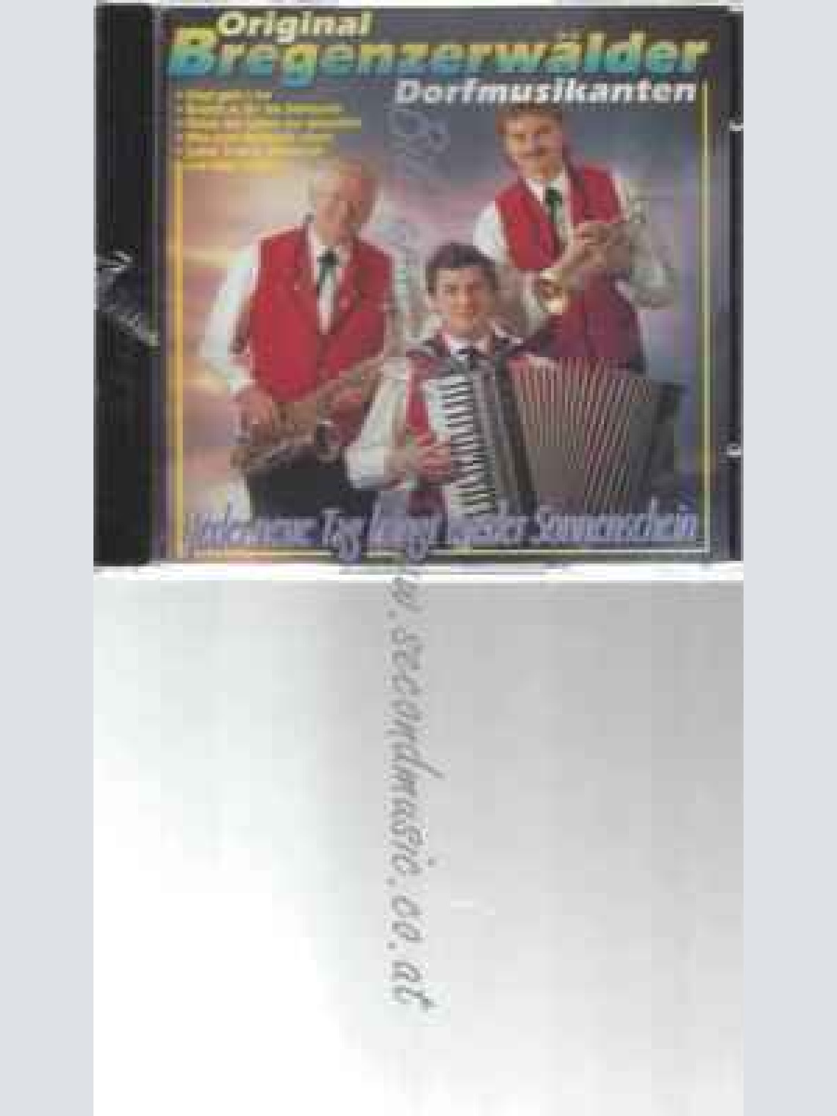 CD--  BREGENZERWÄLDER DORFMUSIKANTEN  JEDER NEUE TAG BRINGT WIEDER SONNENSCHEIN
