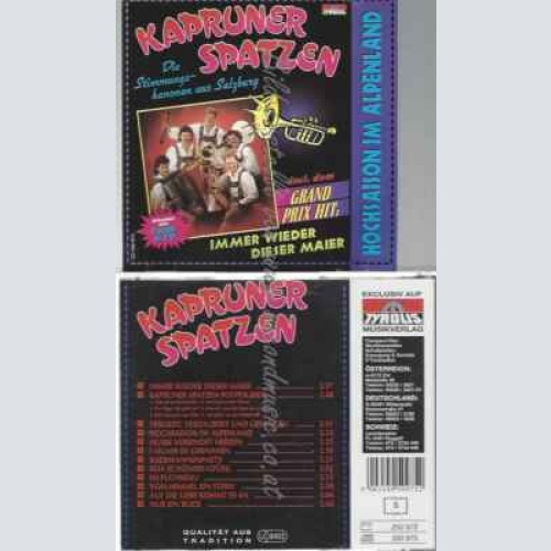 CD--KAPRUNER SPATZEN | --HOCHSAISON IM ALPENLAND