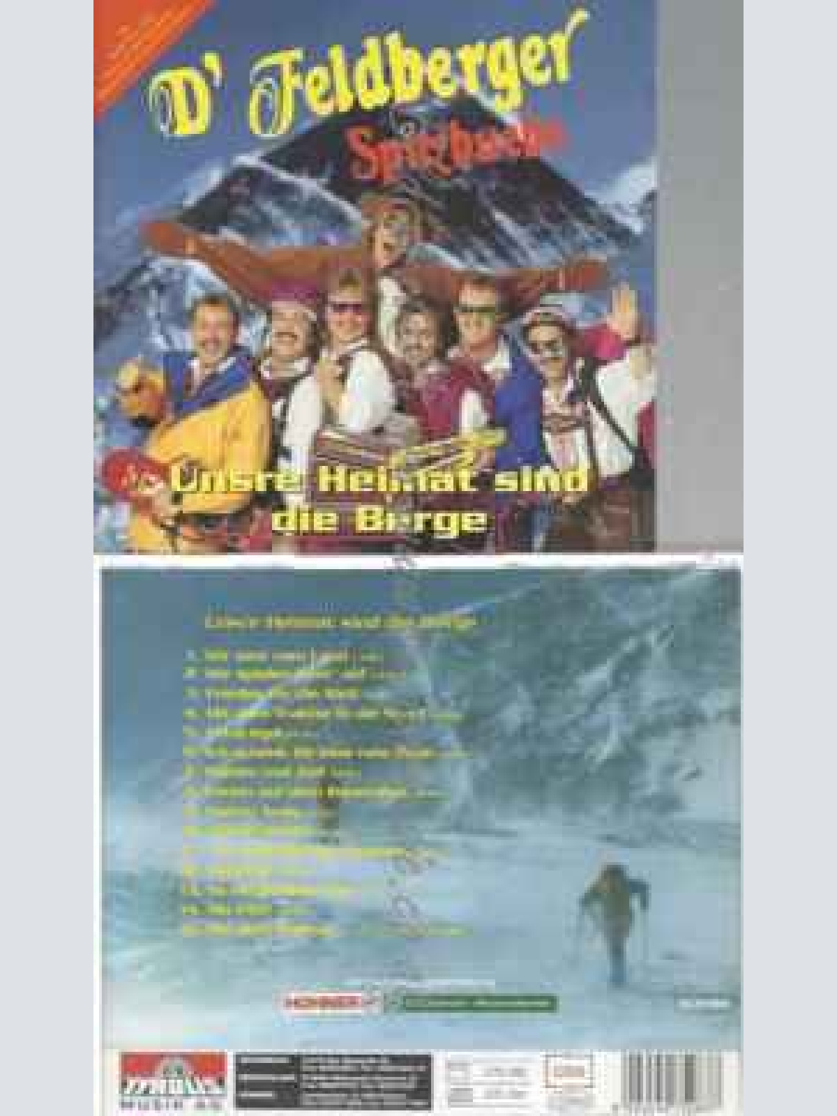 CD--FELDBERGER SPITZBUEBE | --UNSERE HEIMAT SIND DIE BERGE