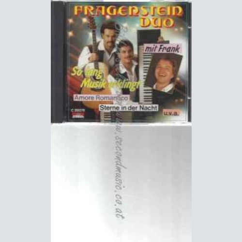 CD--FRAGENSTEIN DUO | --SO LANG' MUSIK ERKLINGT