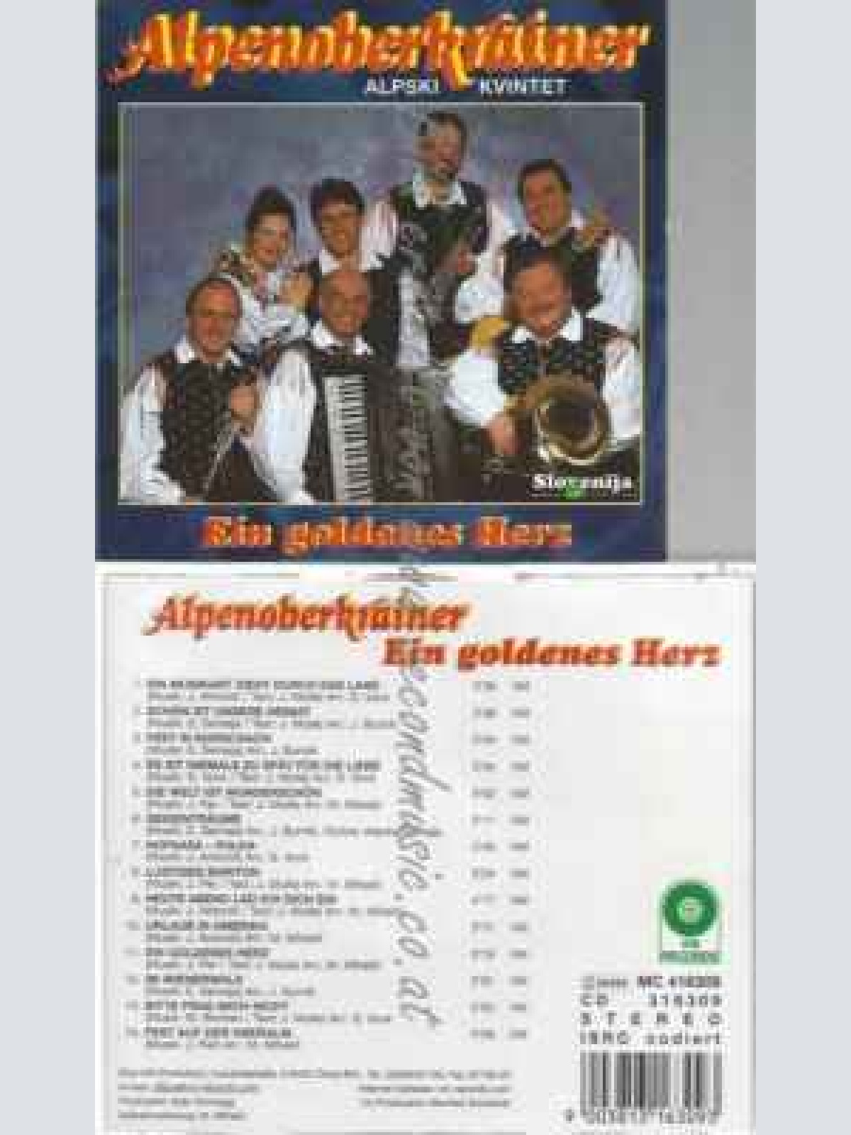 CD--ALPENOBERKRAINER | --EIN GOLDENES HERZ