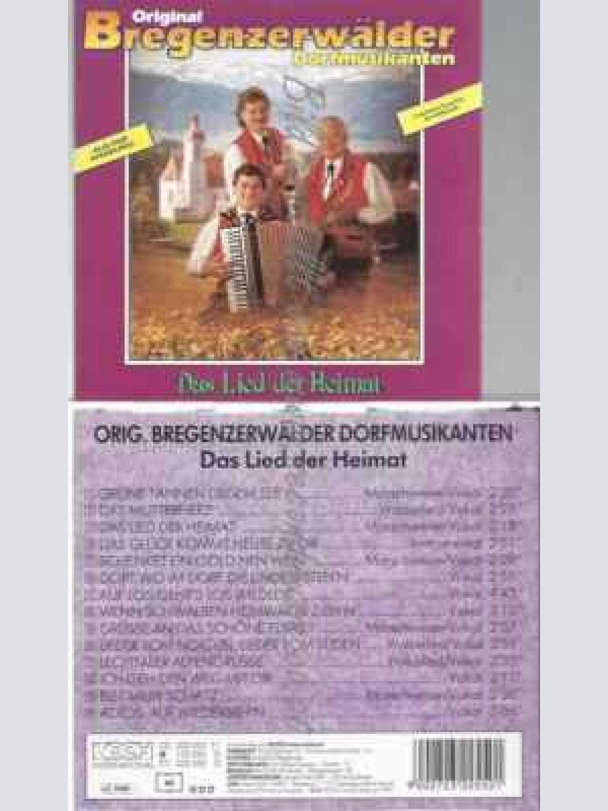 CD--BREGENZERWÄLDER DORFMUSIKANTEN | --DAS LIED DER HEIMAT