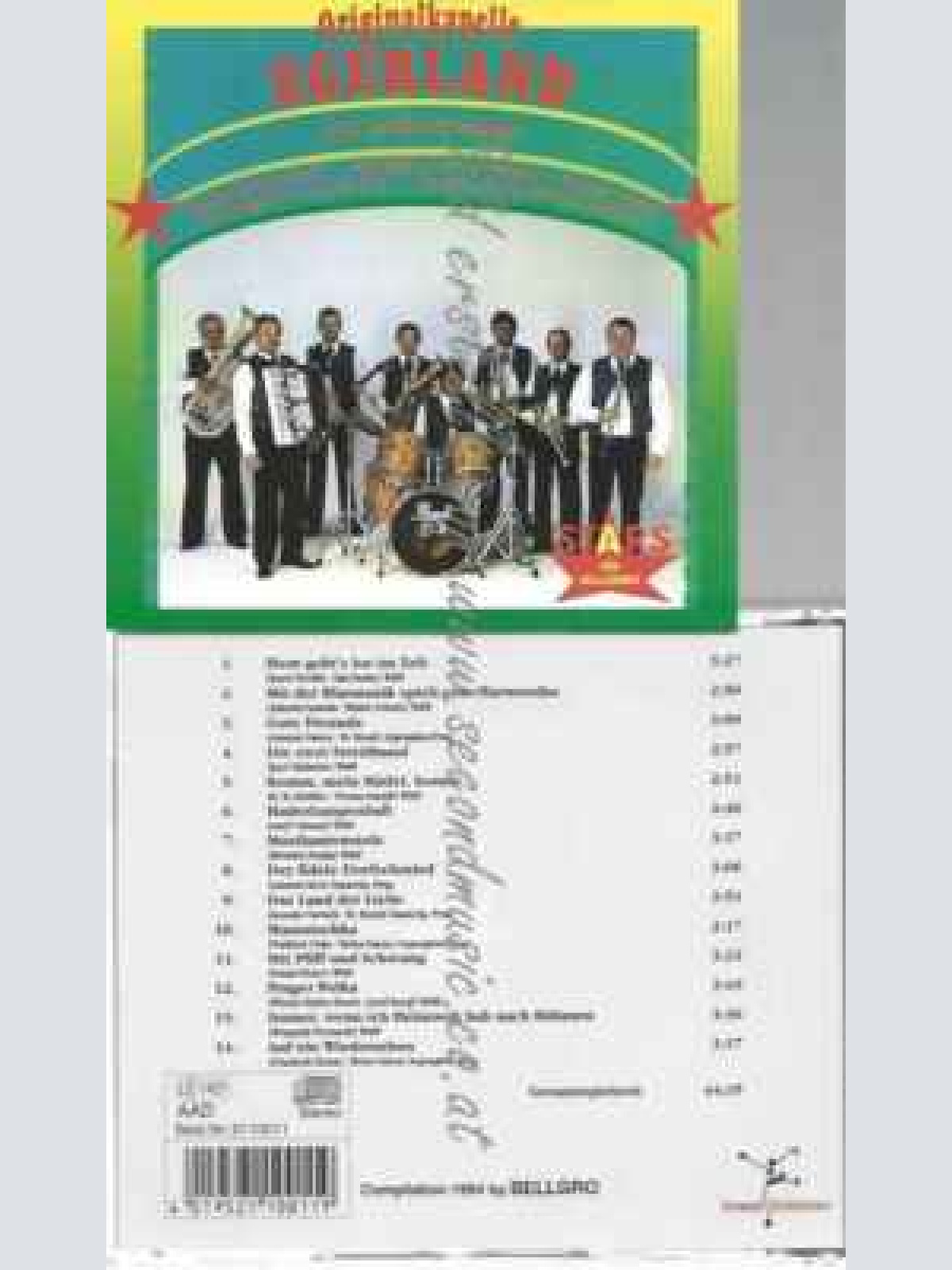 CD--Und seine Original Kapelle Egerland-Ihre größten Erfolge