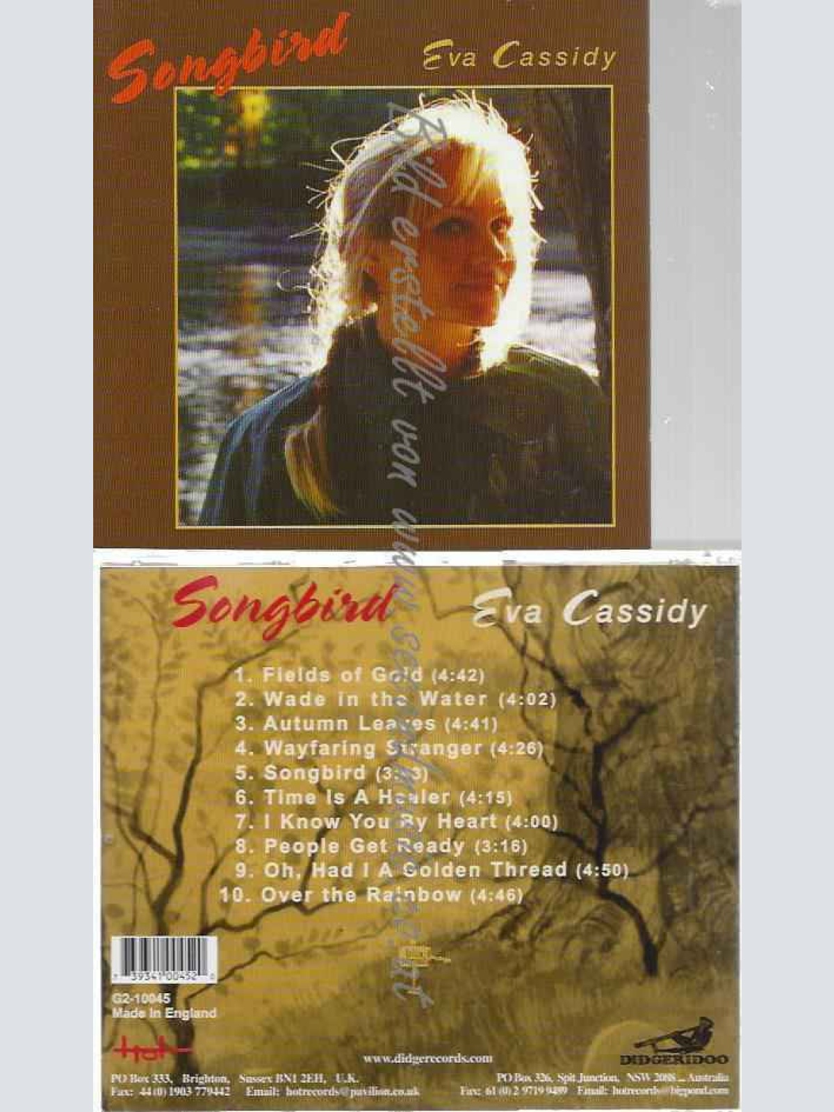 CD--EVA CASSIDY | --SONGBIRD