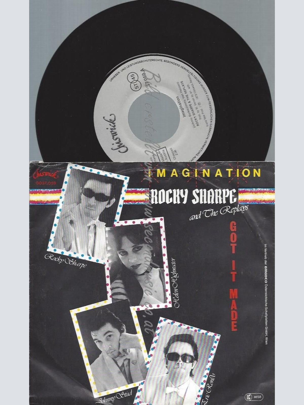 7"  Rocky Sharpe And The Replays – Imagination