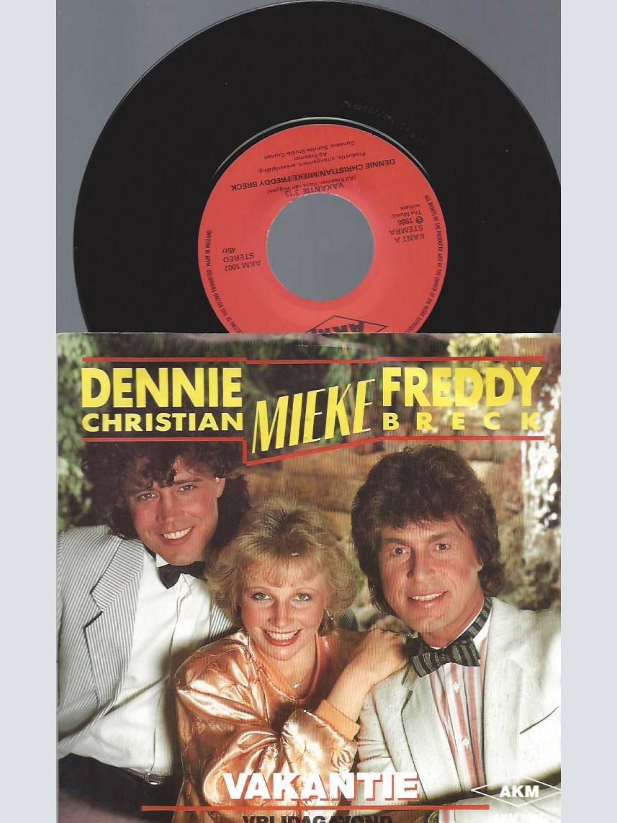 7" Dennie Christian, Mieke, Freddy Breck – Vakantie