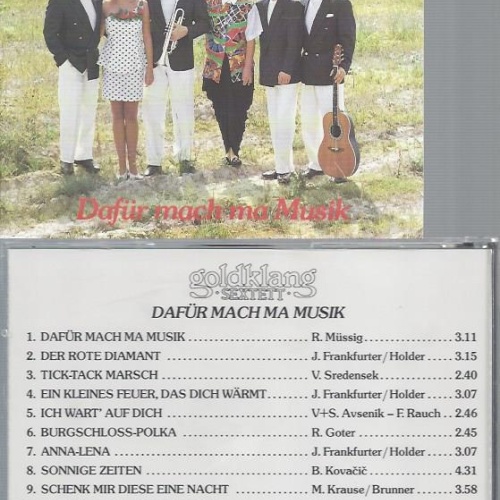 CD--GOLDKLANG SEXTETT DAFÜR MACH MA MUSIK
