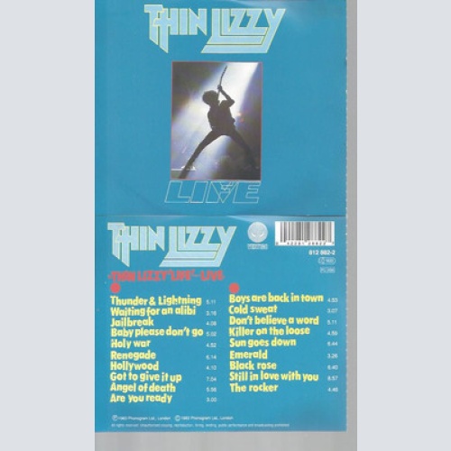CD-- Thin Lizzy  Life - Live // FAT BOX