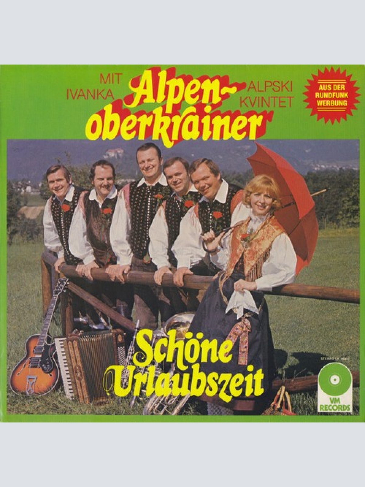 LP, Album Alpenoberkrainer Mit Ivanka*, Alpski Kvintet - Schöne Urlaubszeit