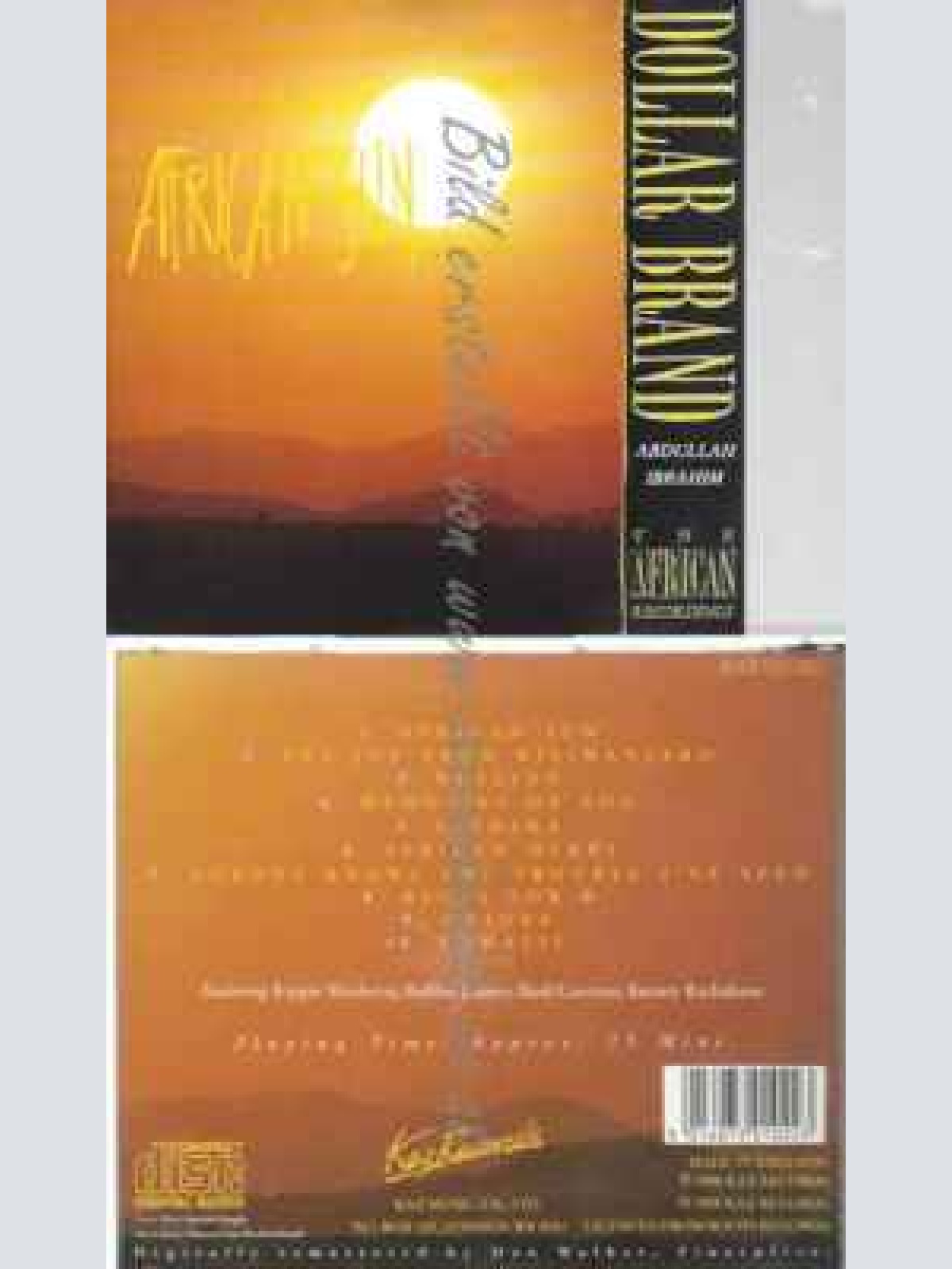 CD--ABDULLAH IBRAHIM | --AFRICAN SUN