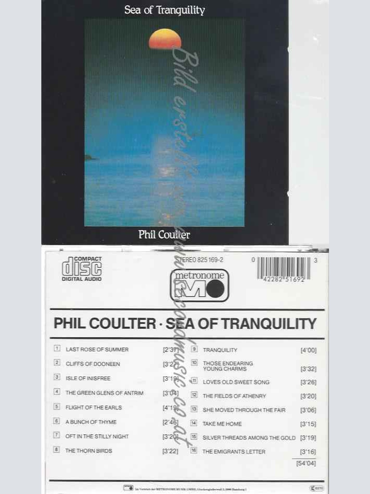 CD--PHIL COULTER | --SEA OF TRANQUILITY