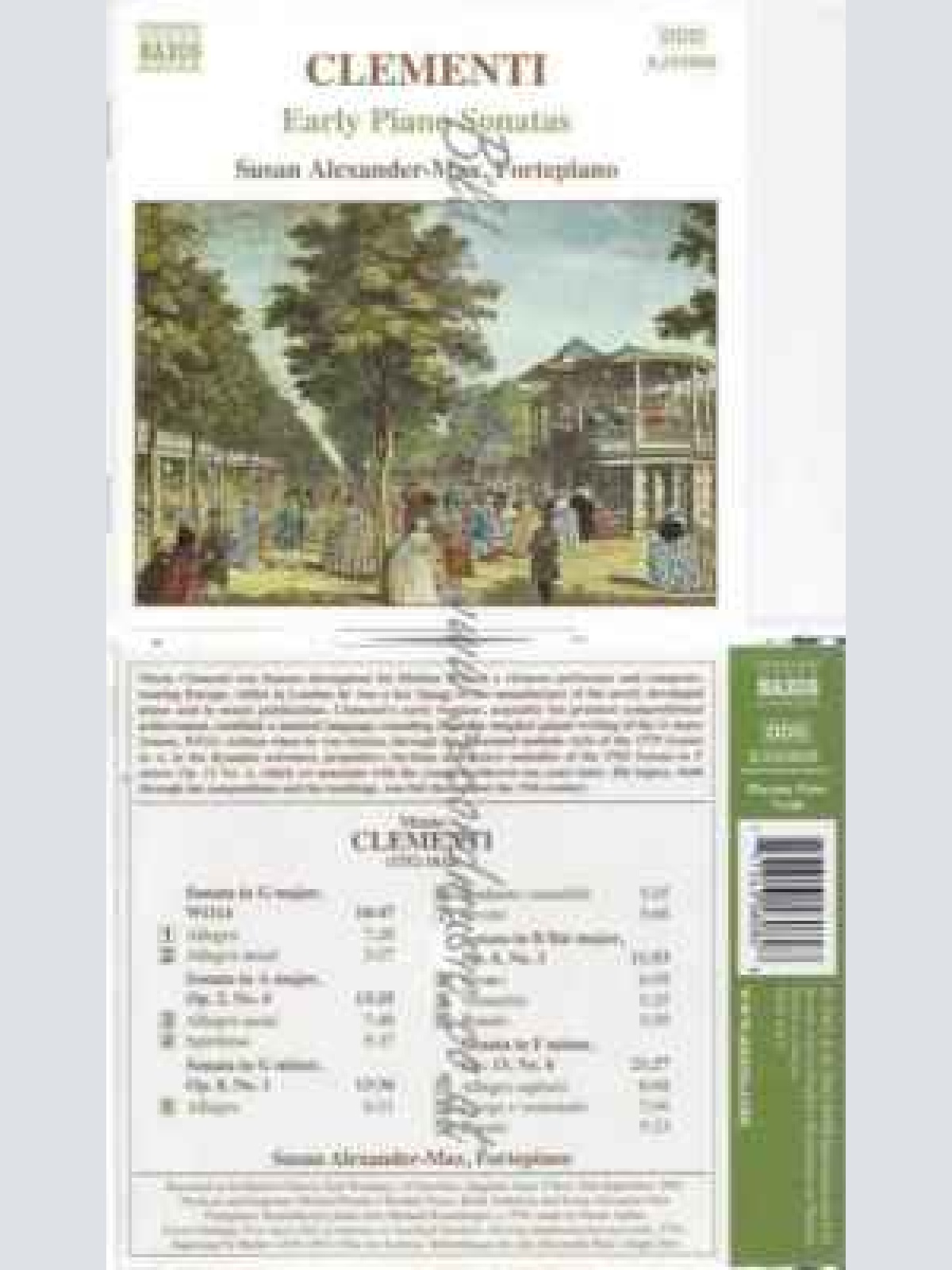 CD--ALEXANDER-MAX,SUSAN UND CLEMENTI,MUZIO | --FRÜHE KLAVIERSONATEN