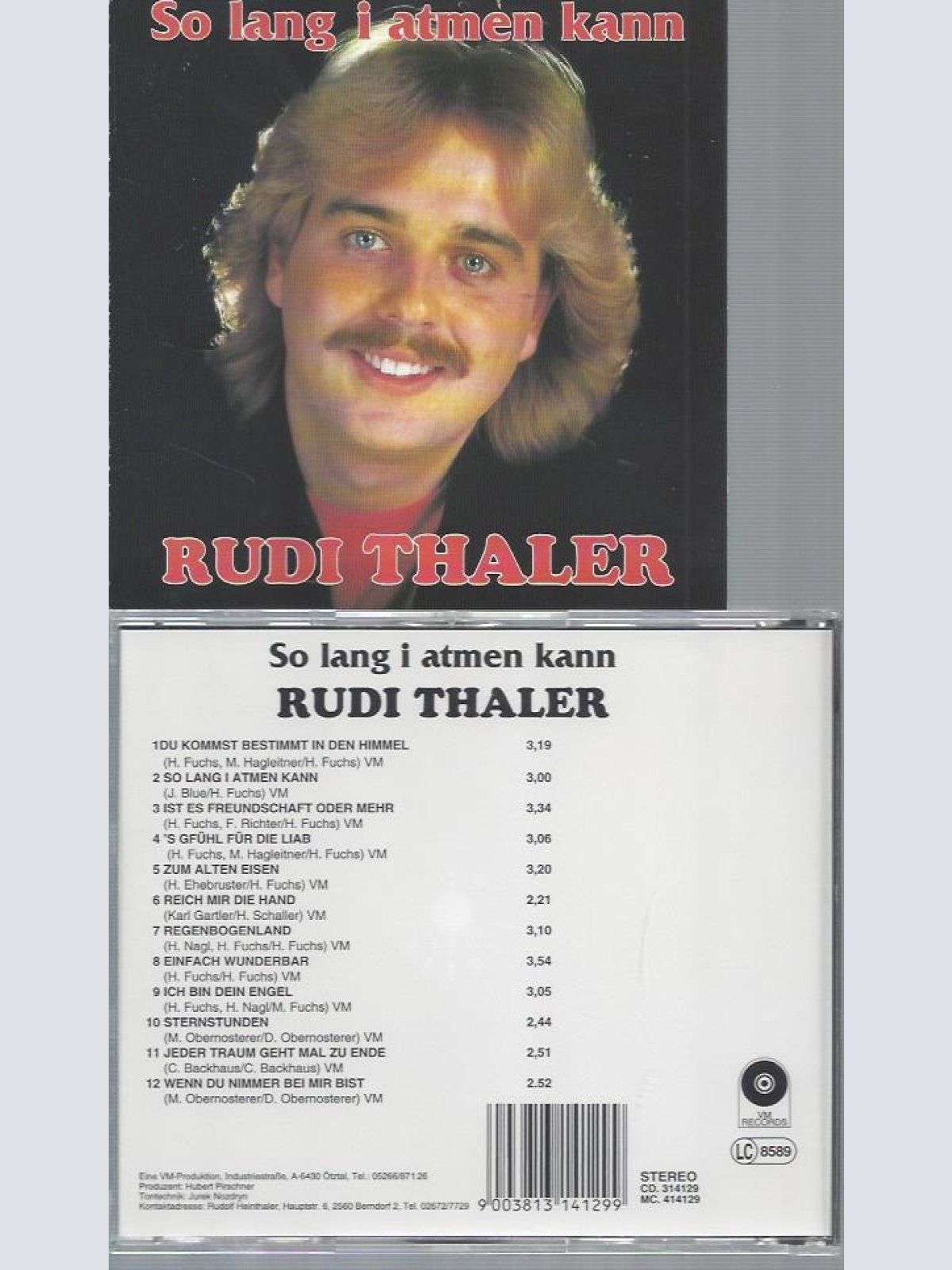 CD--RUDI THALER SO LANG I ATMEN KANN