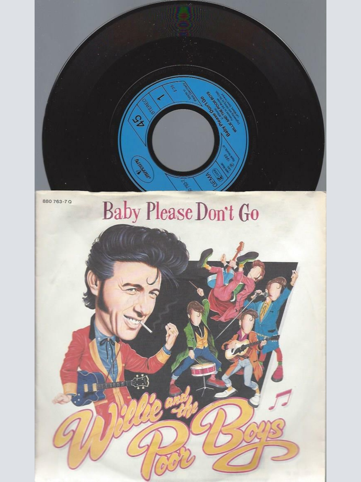 7"    Willie And The Poor Boys  Baby Please Don't Go