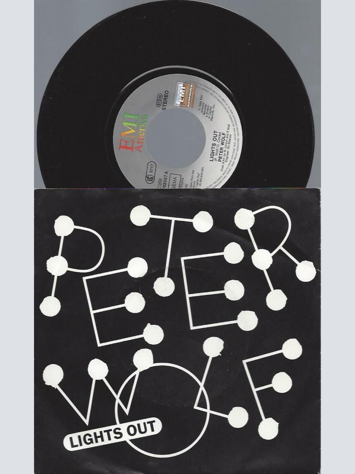 7"  Peter Wolf – Lights Out