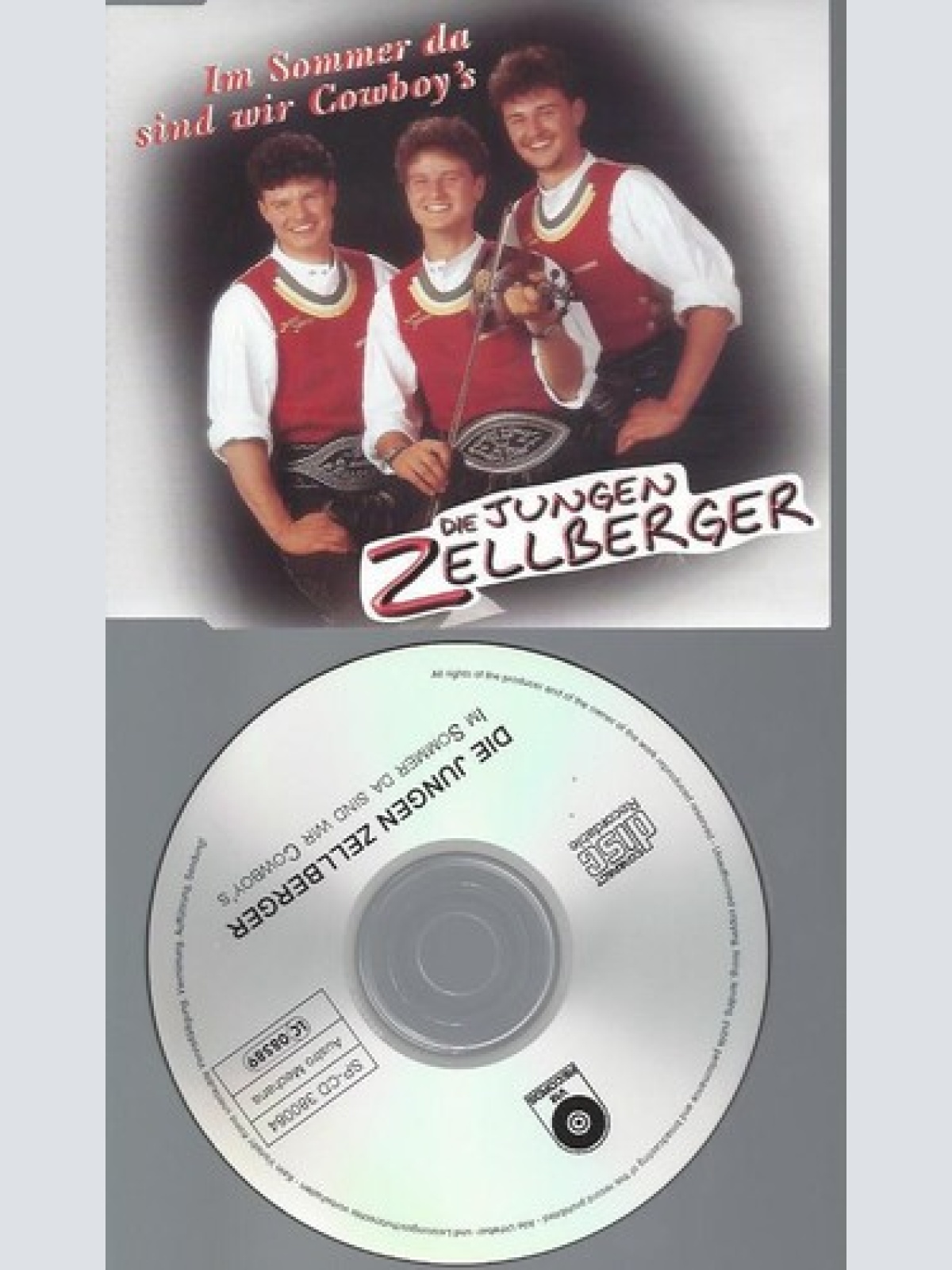 CD Die jungen Zellberger Im Sommer da sind wir Cowboys