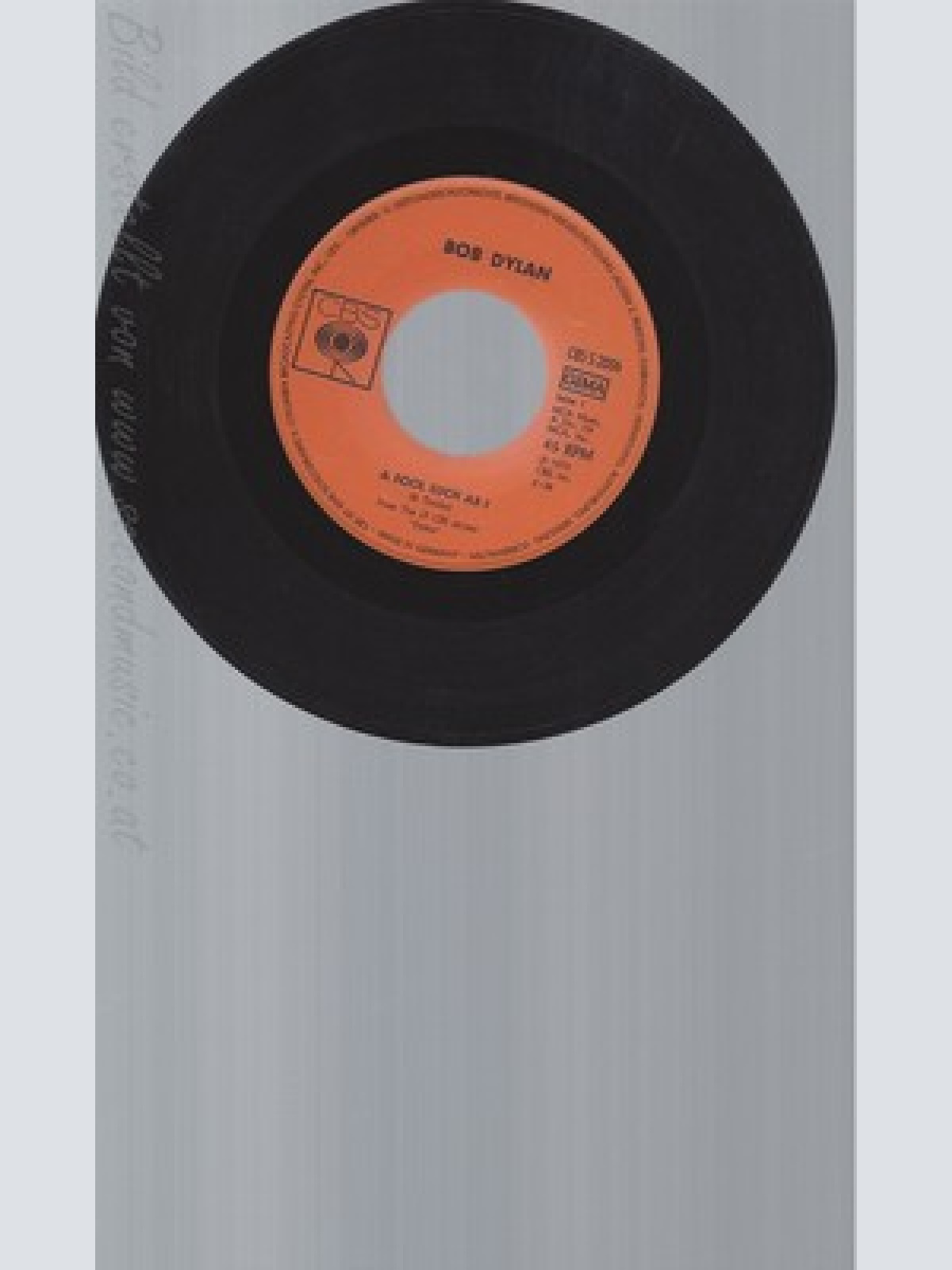 7" BOB DYLAN --A FOOL SUCH AS I --CBS