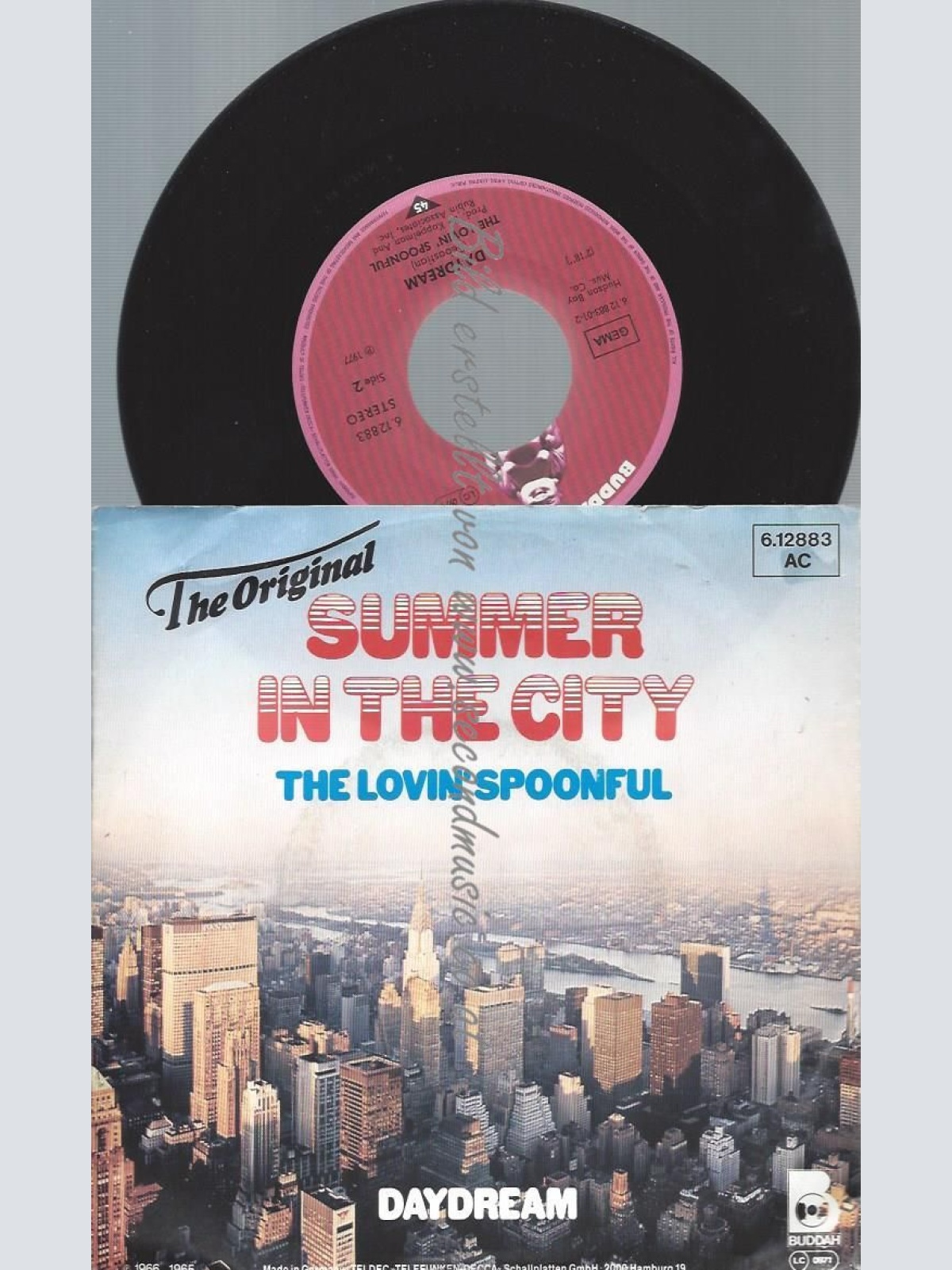 7"   The Lovin' Spoonful – Summer In The City // TELDEC PROMO COVER