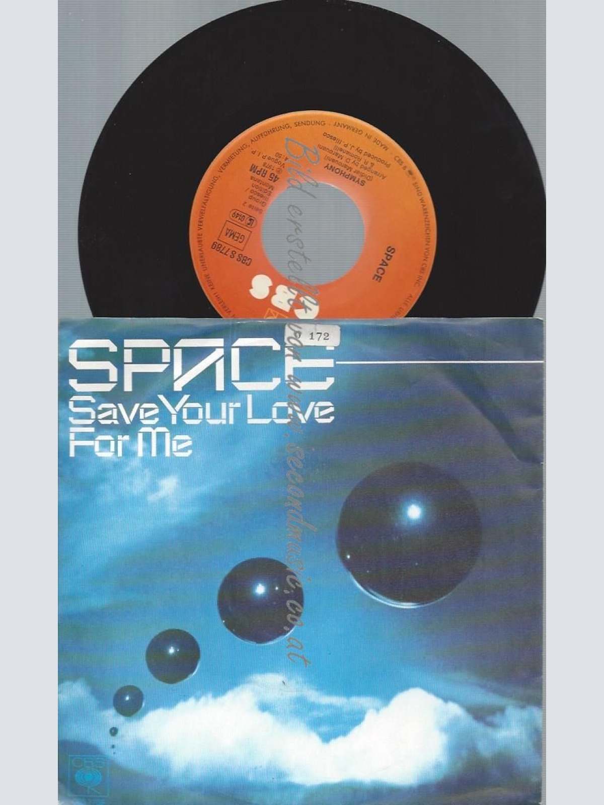 7"   Space  Save Your Love For Me // CBS