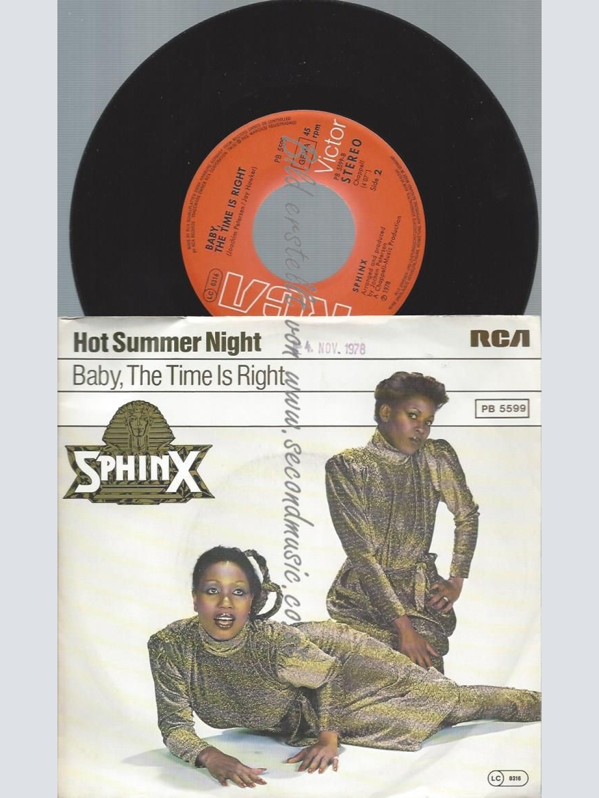 7"  Sphinx  – Hot Summer Night