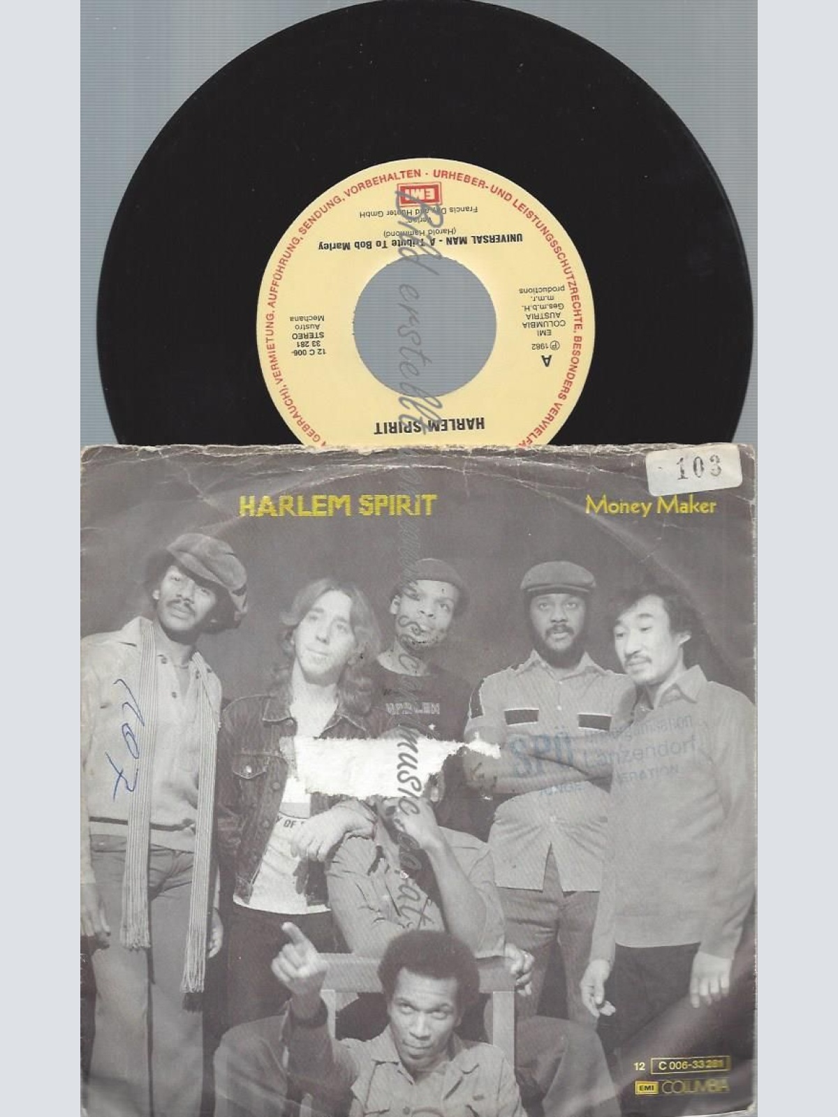 7"   Harlem Spirit  Universal Man - A Tribute To Bob Marley  // G