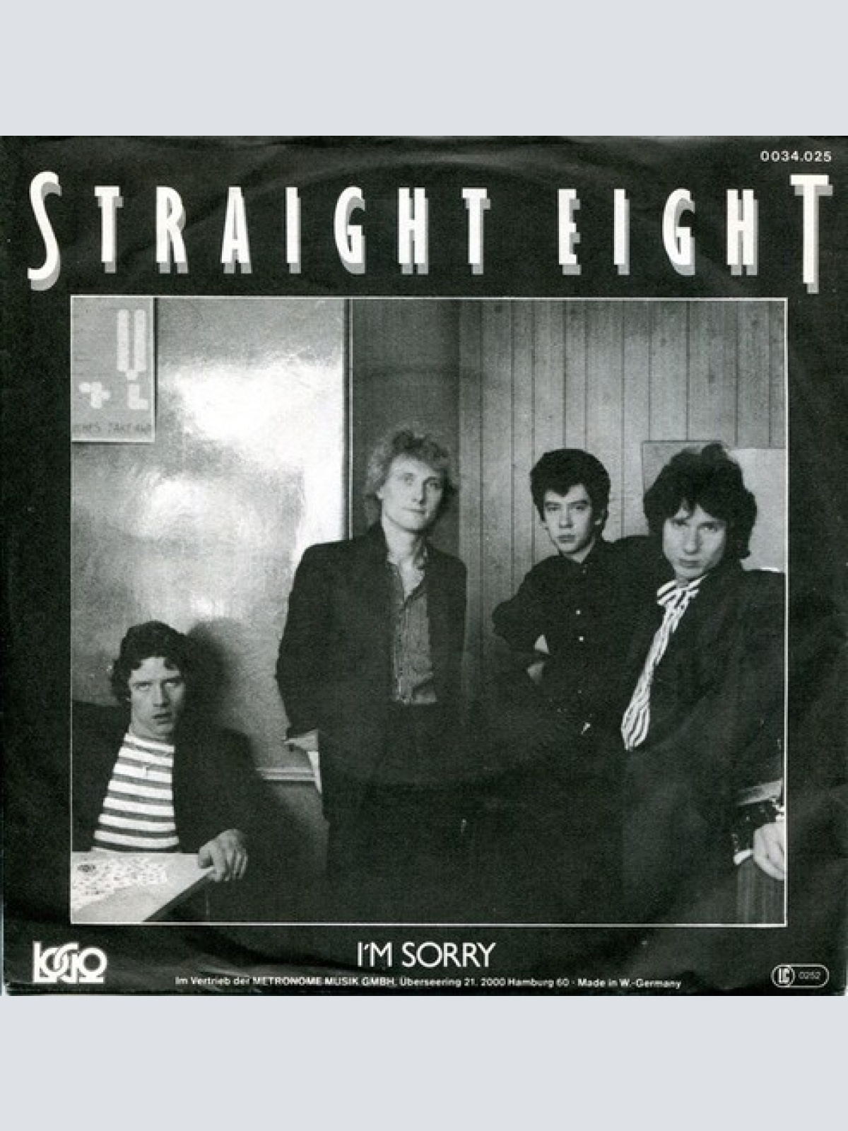 7", Single Straight Eight - I'm Sorry