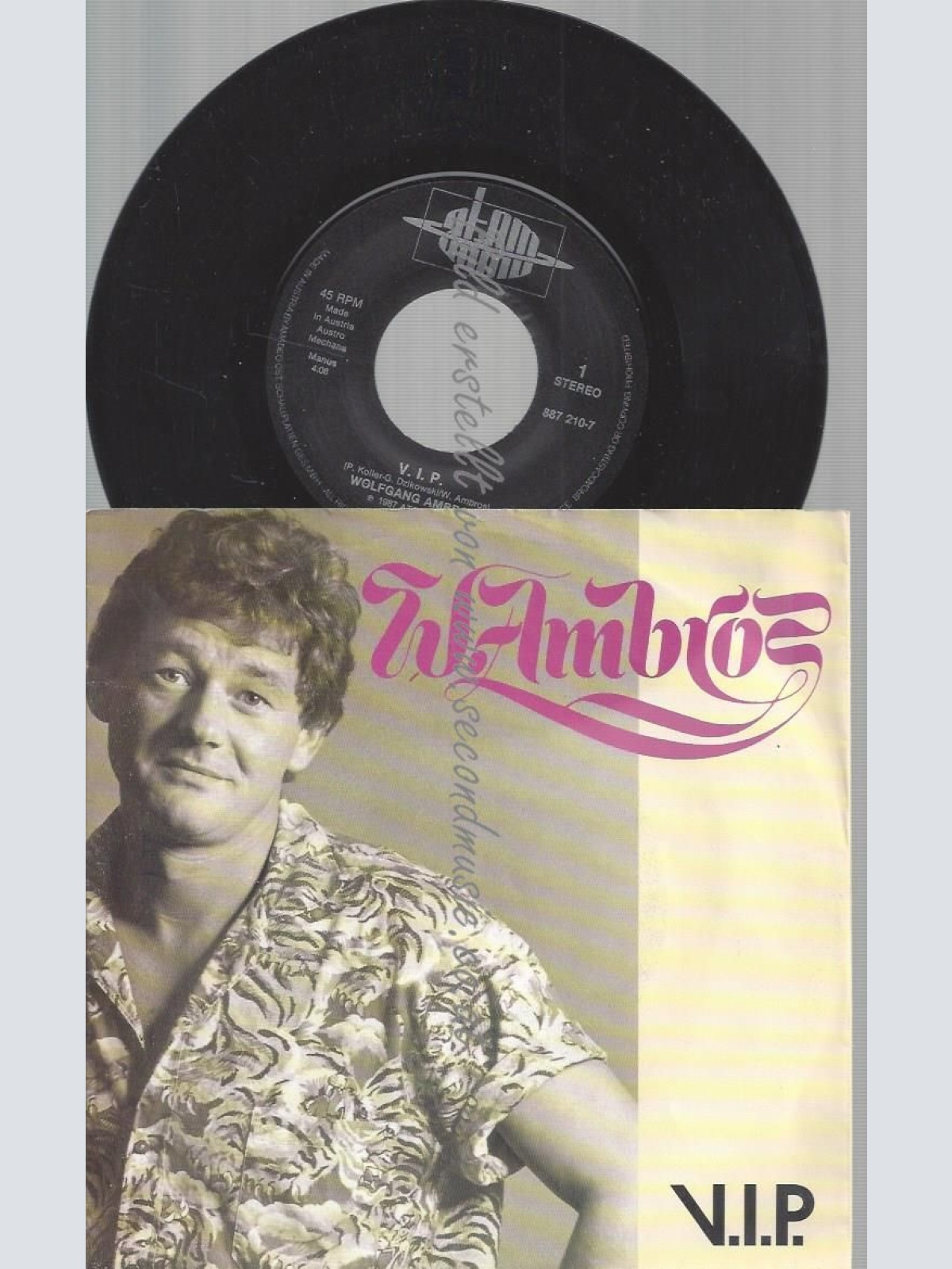 7" WOLFGANG AMBROS V I P // VIP
