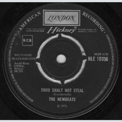 7" The Newbeats - Thou Shalt Not Steal