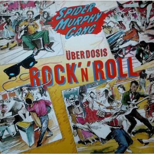 LP, Album Spider Murphy Gang - Überdosis Rock'n'Roll