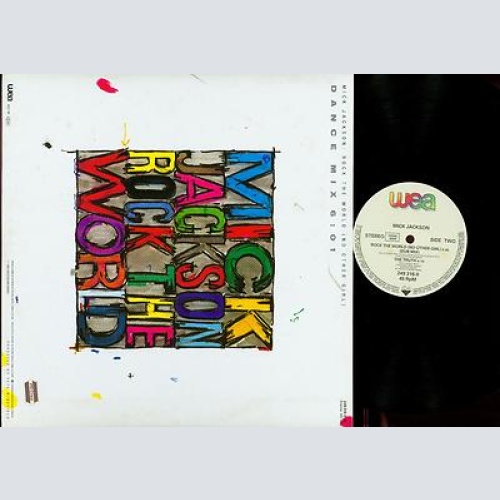 12" MAXI SINGLE --MICK JACKSON --ROCK THE WORLD