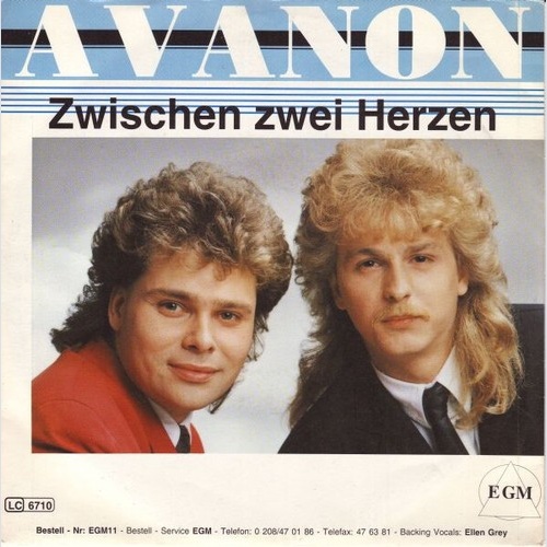 (7", Single) Avanon - Zwischen Zwei Herzen