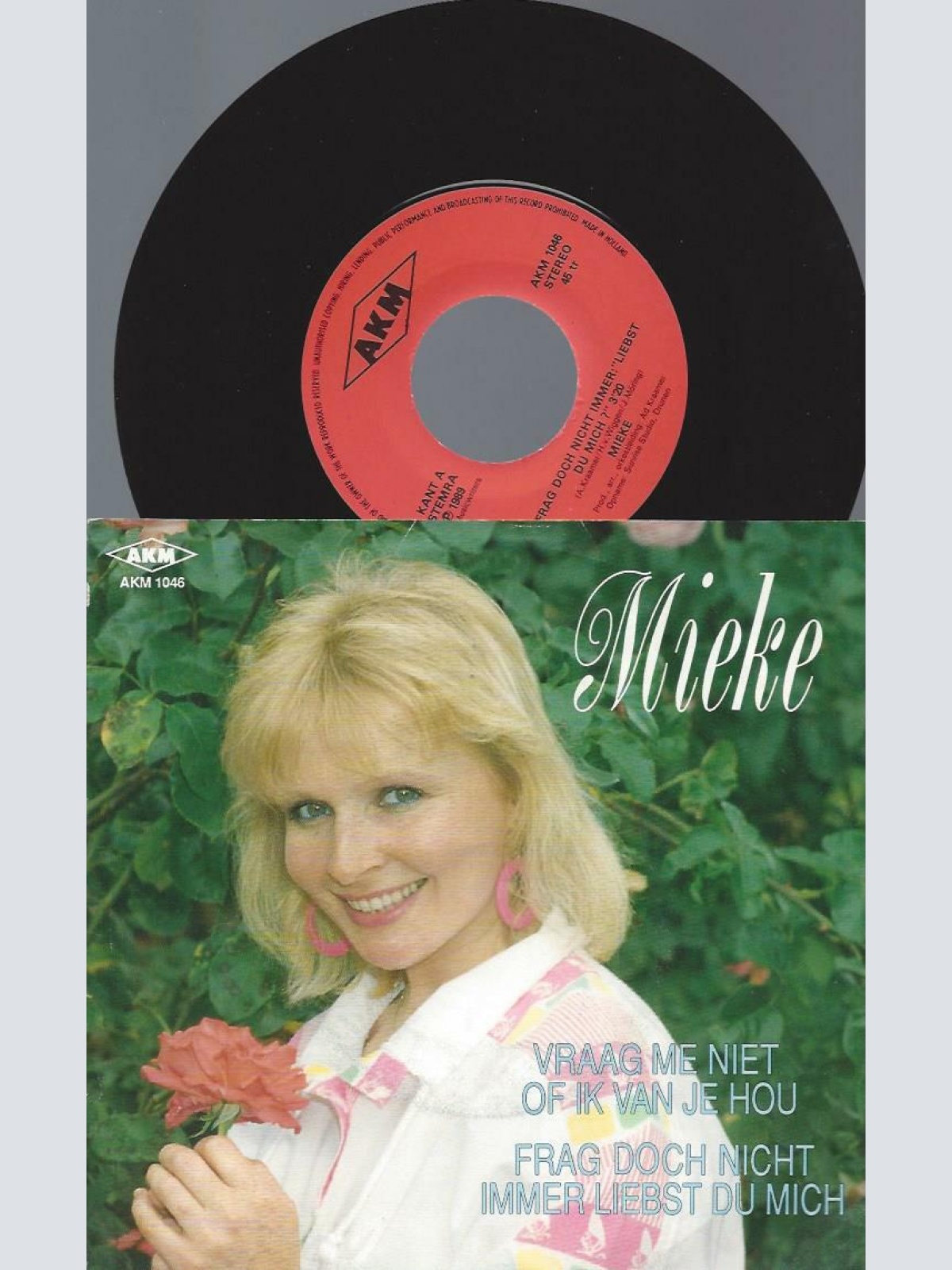 7" Mieke – Vraag Me Niet Of Ik Van Je Hou