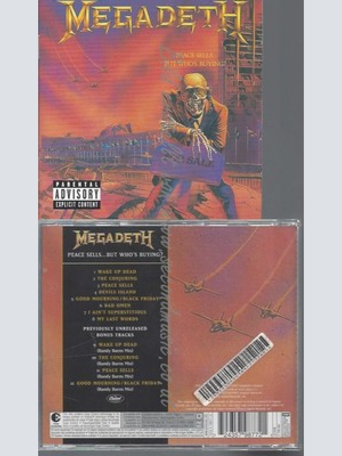 CD-- / MEGADETH--PEACE SELLS BUT WHO'S BUYING -