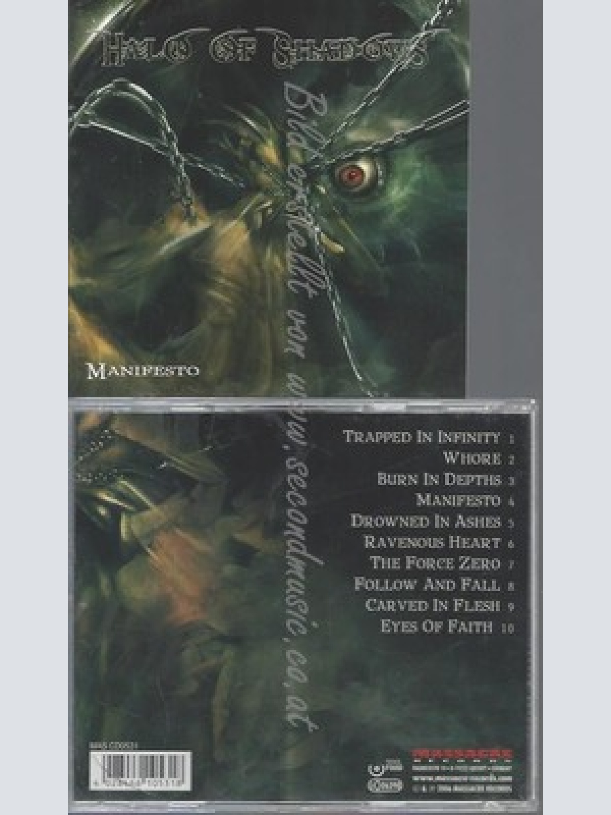 CD--HALO OF SHADOWS--MANIFESTO
