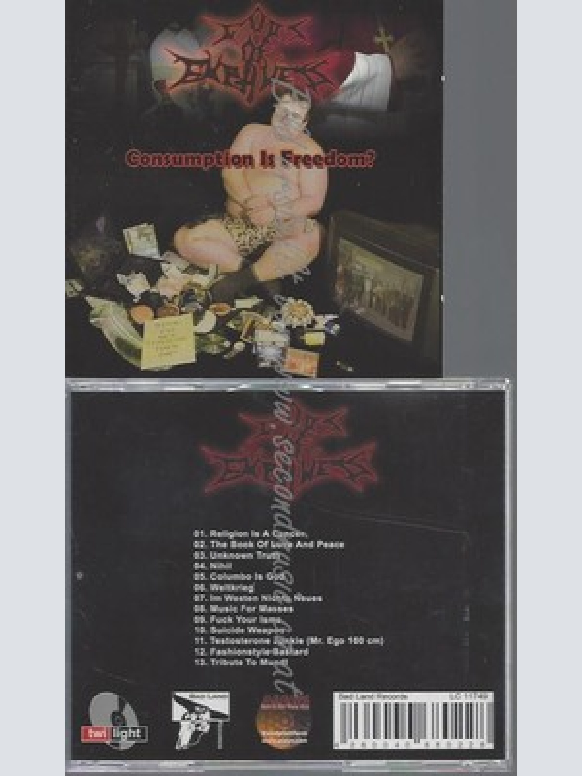 CD--GODS OF EMPTINESS--CONSUMPTION IN FREEDOM