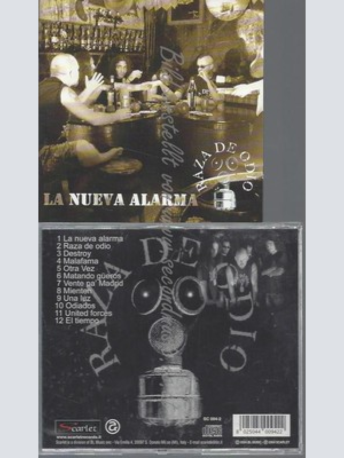 CD--RAZA DE ODIO--LA NUEVA ALARMA | IMPORT