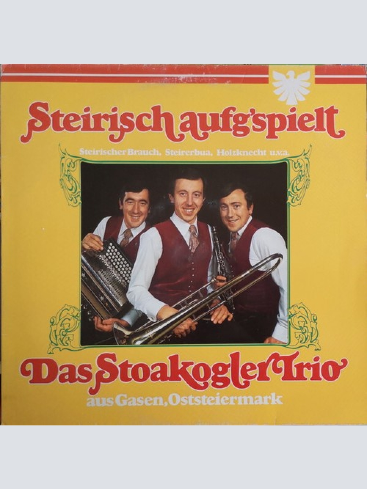 LP, Album, Club Das Stoakogler Trio* - Steirisch Aufg'spielt
