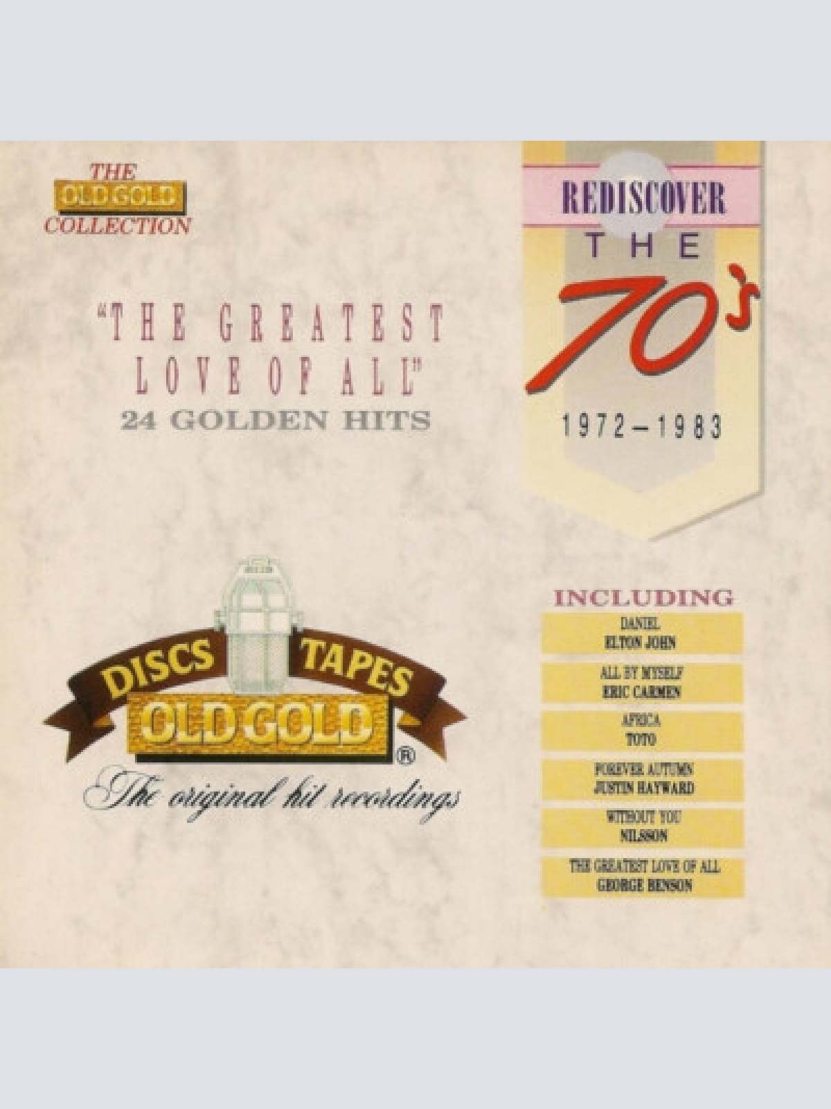 2xCD, Comp Various - Rediscover The 70's: 1972-1983 - The Greatest Love Of All