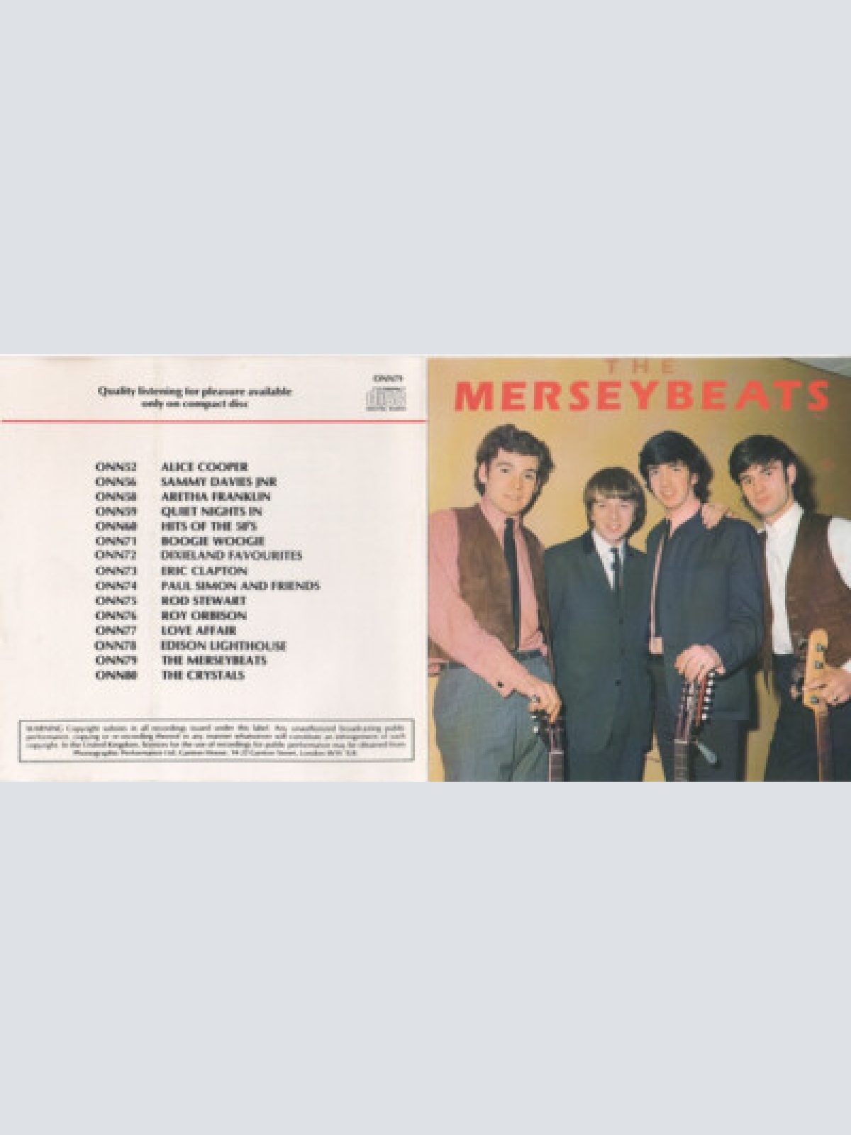 CD, Comp The Merseybeats - The Merseybeats